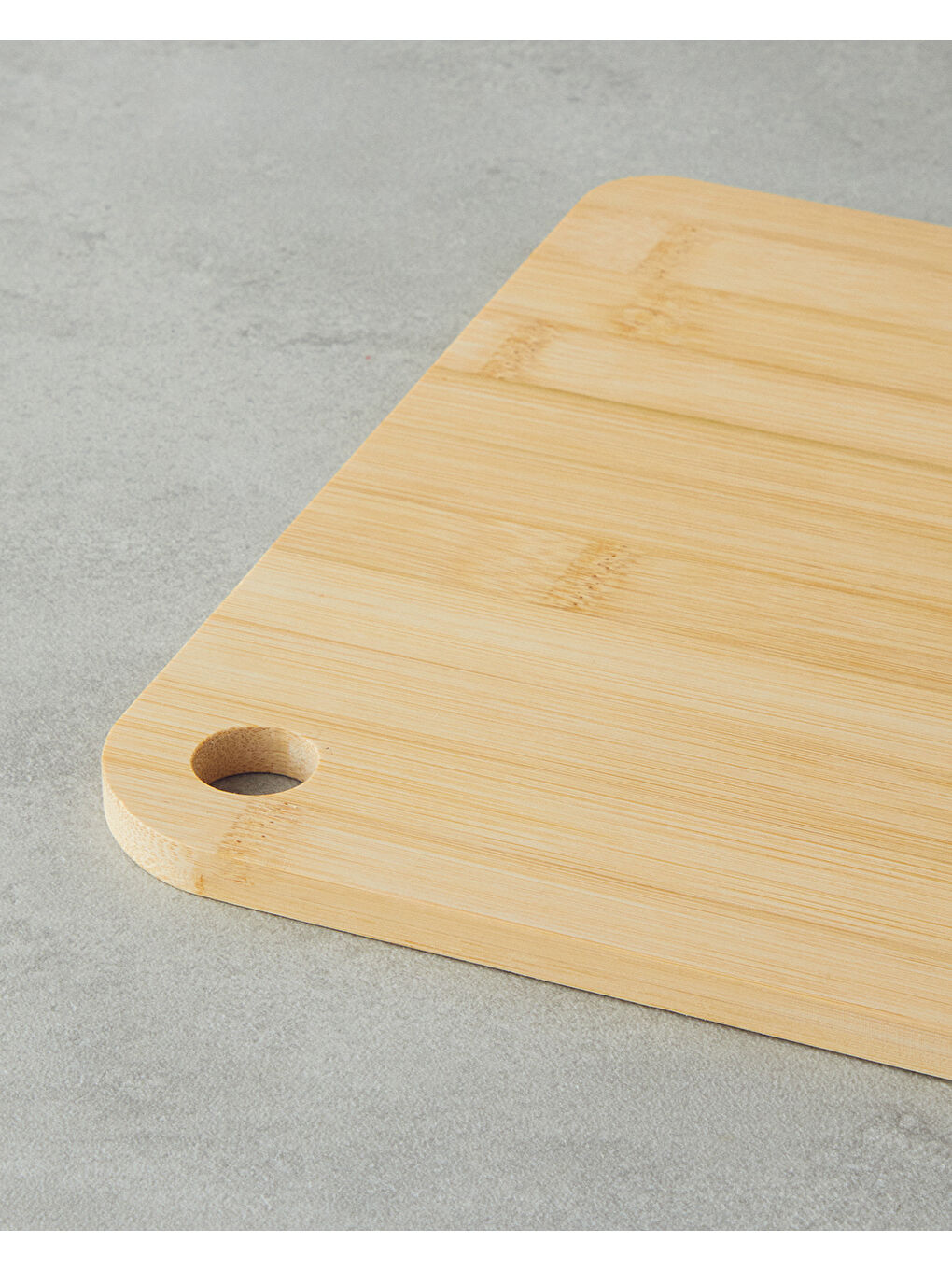Bej Alia Bambu 2'li Kesme Tahtası 20x28 cm-24x33 cm Natural-3