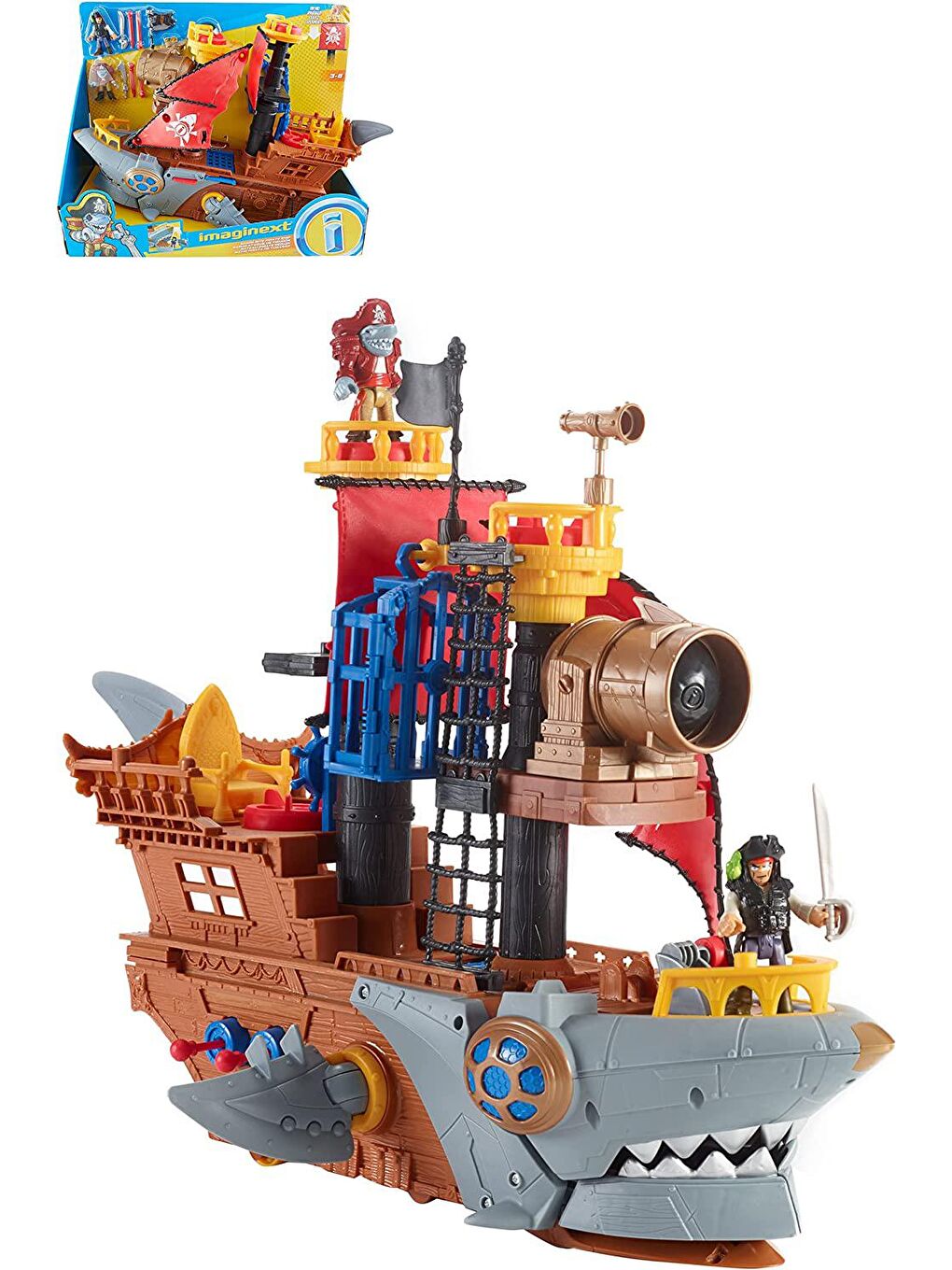 Imaginext Renksiz Korsan Gemisi DHH61