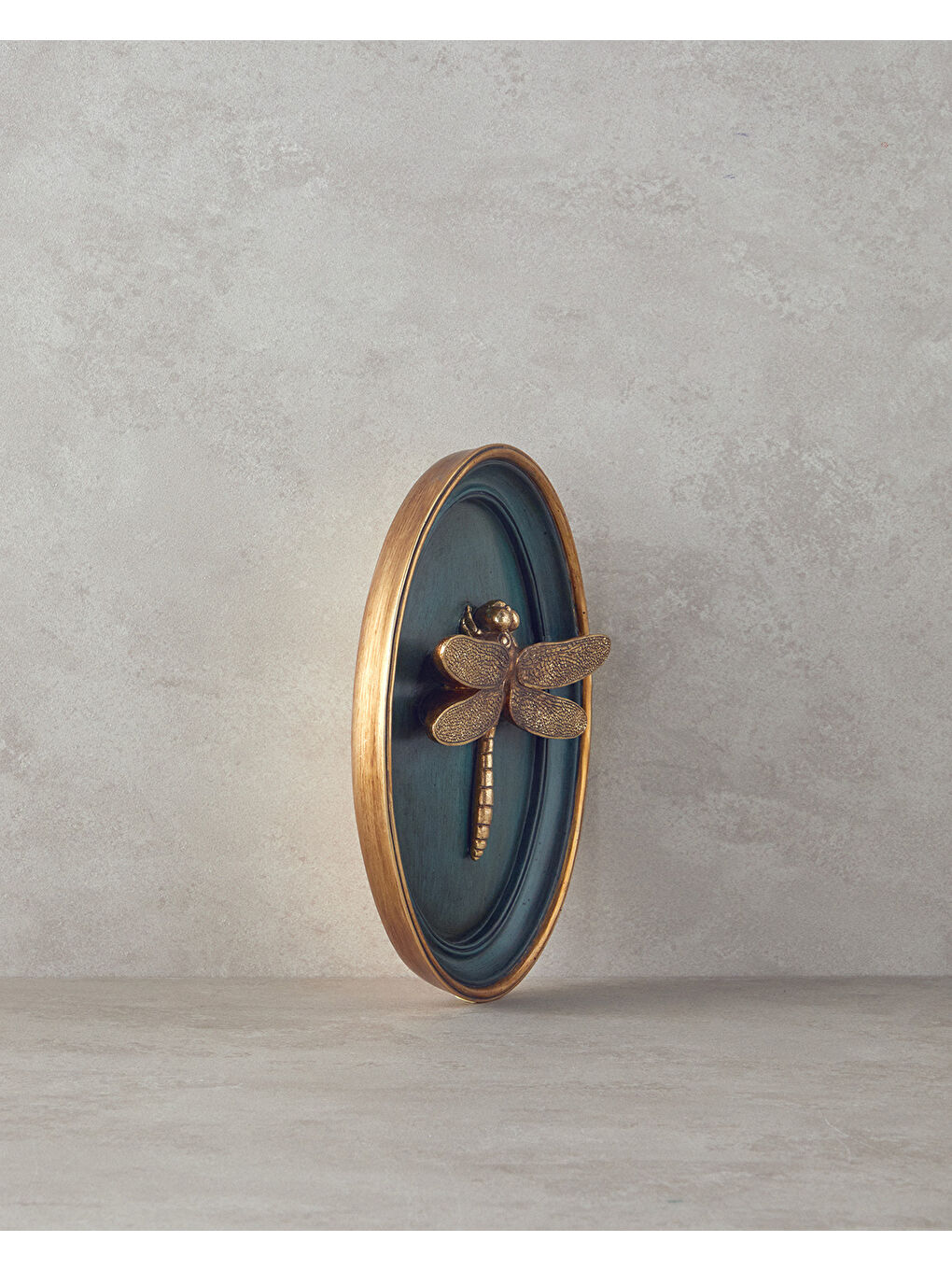 Yeşil Dragonfly Polyresin Duvar Aksesuarı Bordo-1