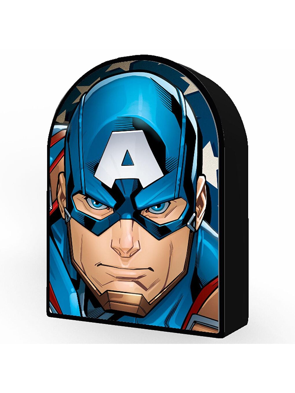 Prime 3D Renksiz Captain America 300 Parça Puzzle 35584 - Metal Kutu