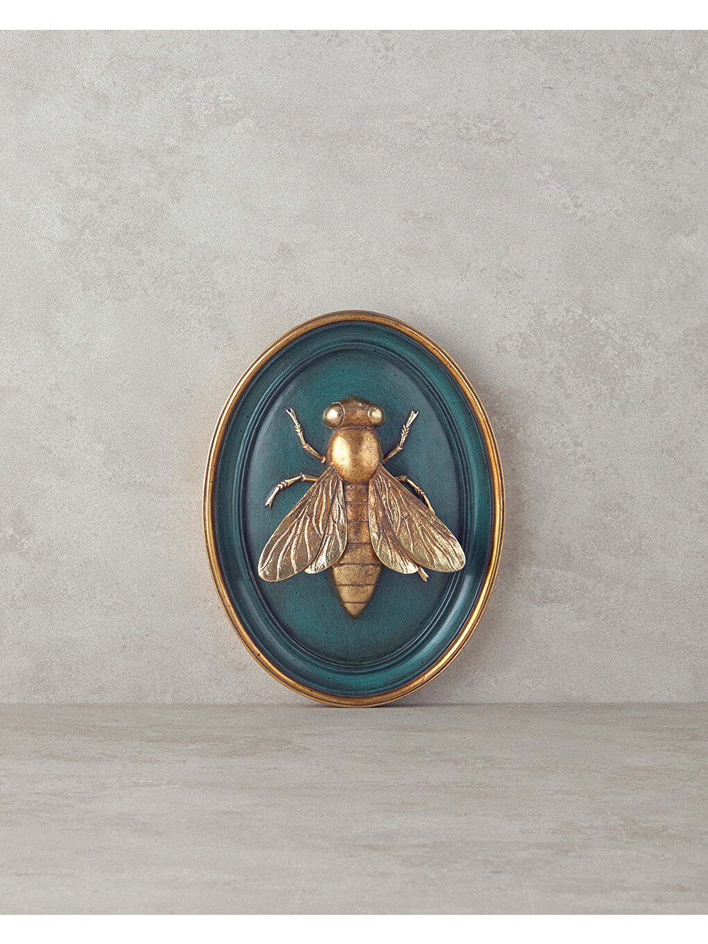 Fly Polyresin Duvar Aksesuarı Yağ Yeşili