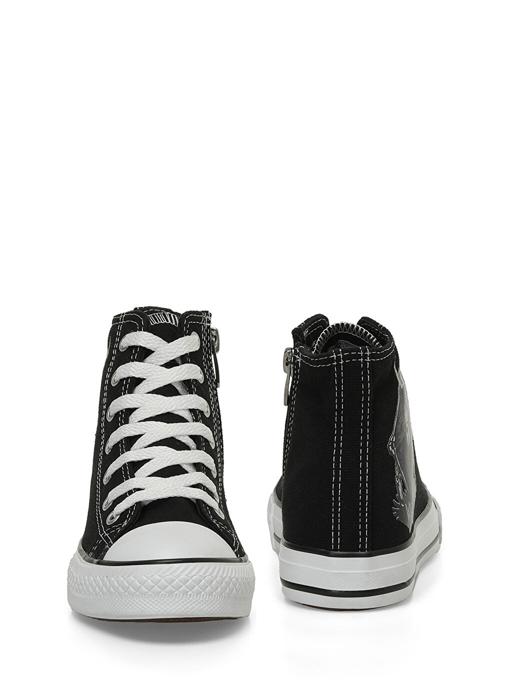 ALINA.F4FX Siyah Kız Çocuk High Sneaker-4