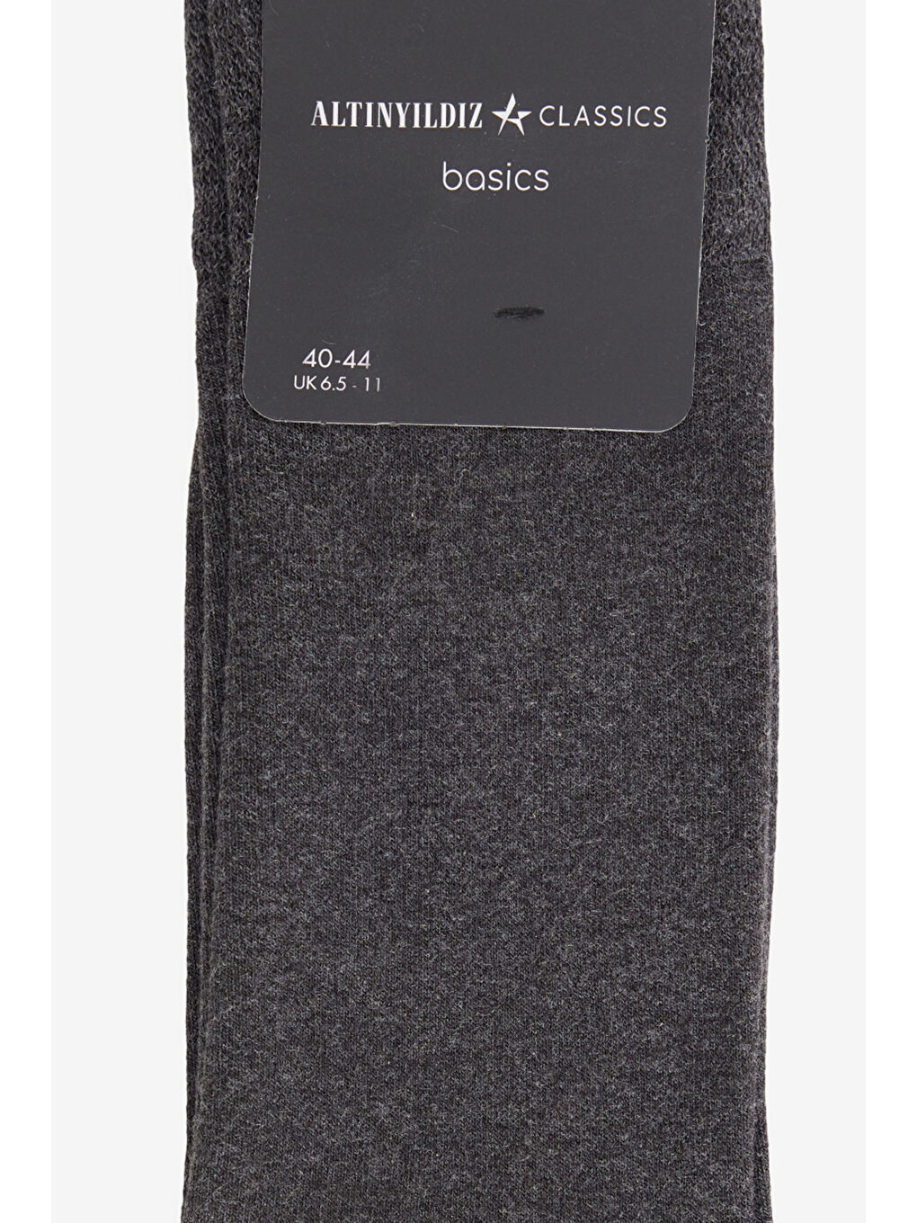 Erkek Antrasit-Melanj Modal Tekli Çorap-1