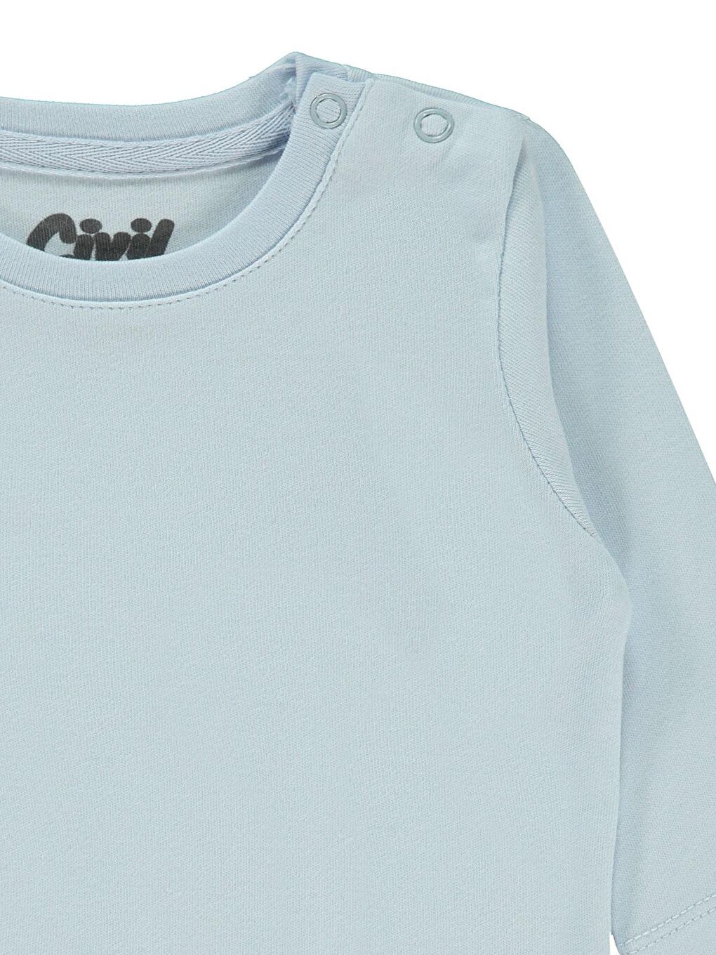 Civil Mavi Baby Bebek Sweatshirt 3-9 Ay Mavi - 2