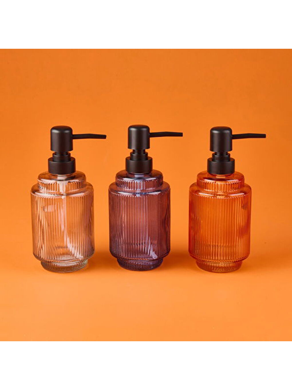 Karışık Çizgili Sıvı Sabunluk - Asorti - 17 cm-1