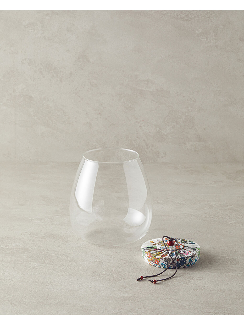 Vintage Borosilikat Kavanoz Beyaz-1