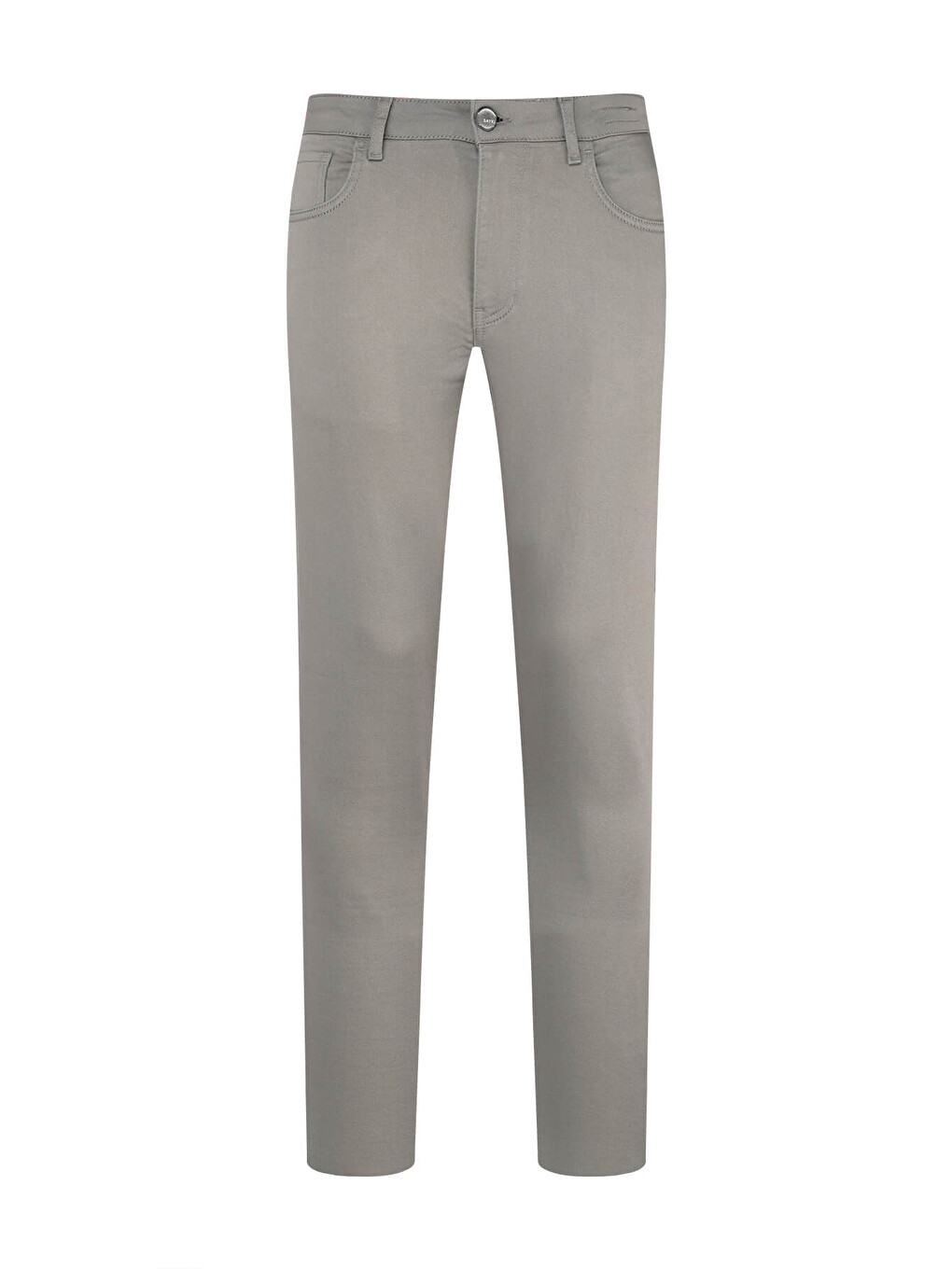 Bej Taş Slim Fit Pamuklu 5 Cep Kanvas Pantolon