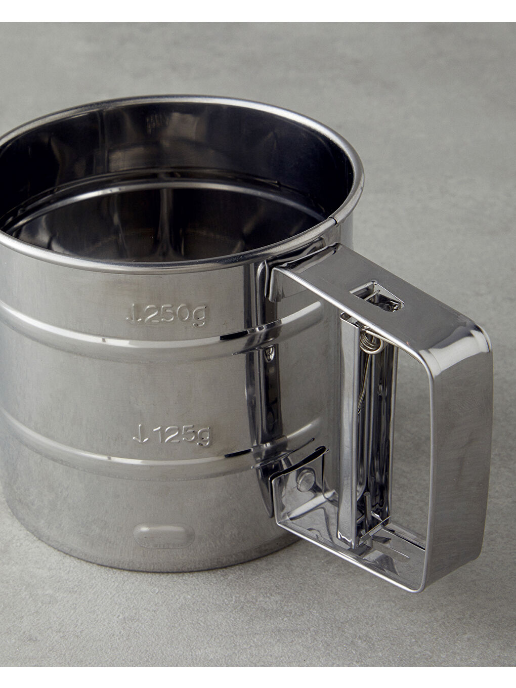 Rowena Paslanmaz Çelik Un Eleği Mutfak Gereci 10 cm Gri-1