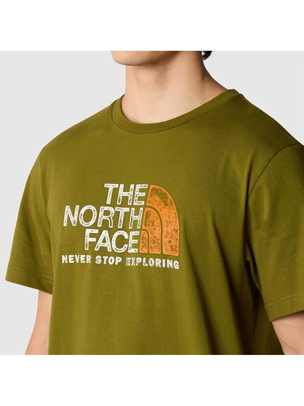 The North Face Rust 2 Erkek Haki Yuvarlak Yaka Tişört - 2