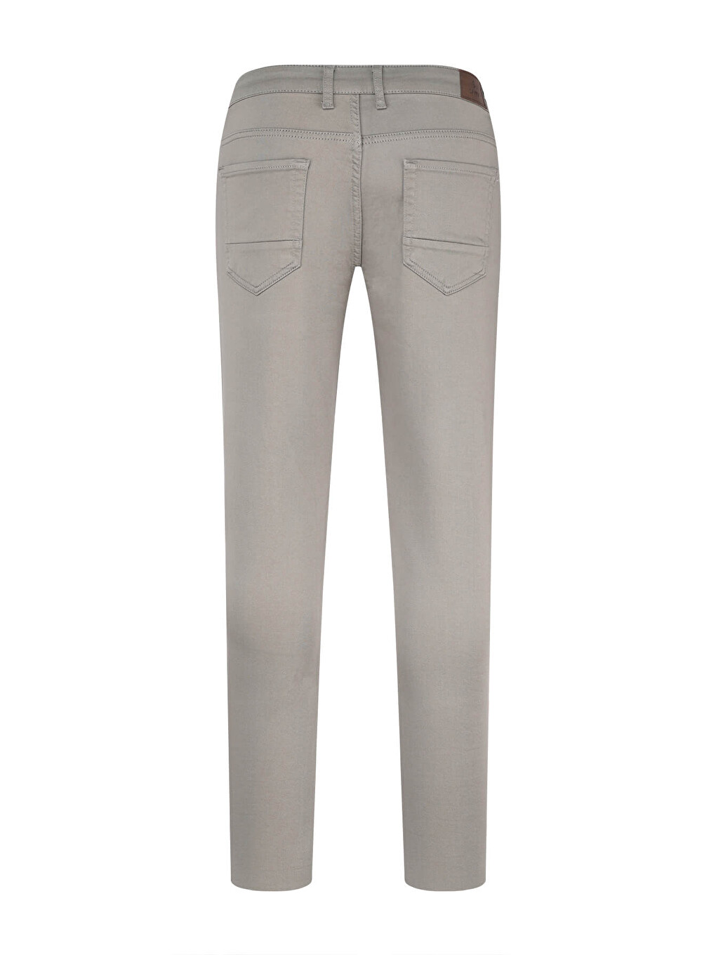 Bej Taş Slim Fit Pamuklu 5 Cep Kanvas Pantolon-2