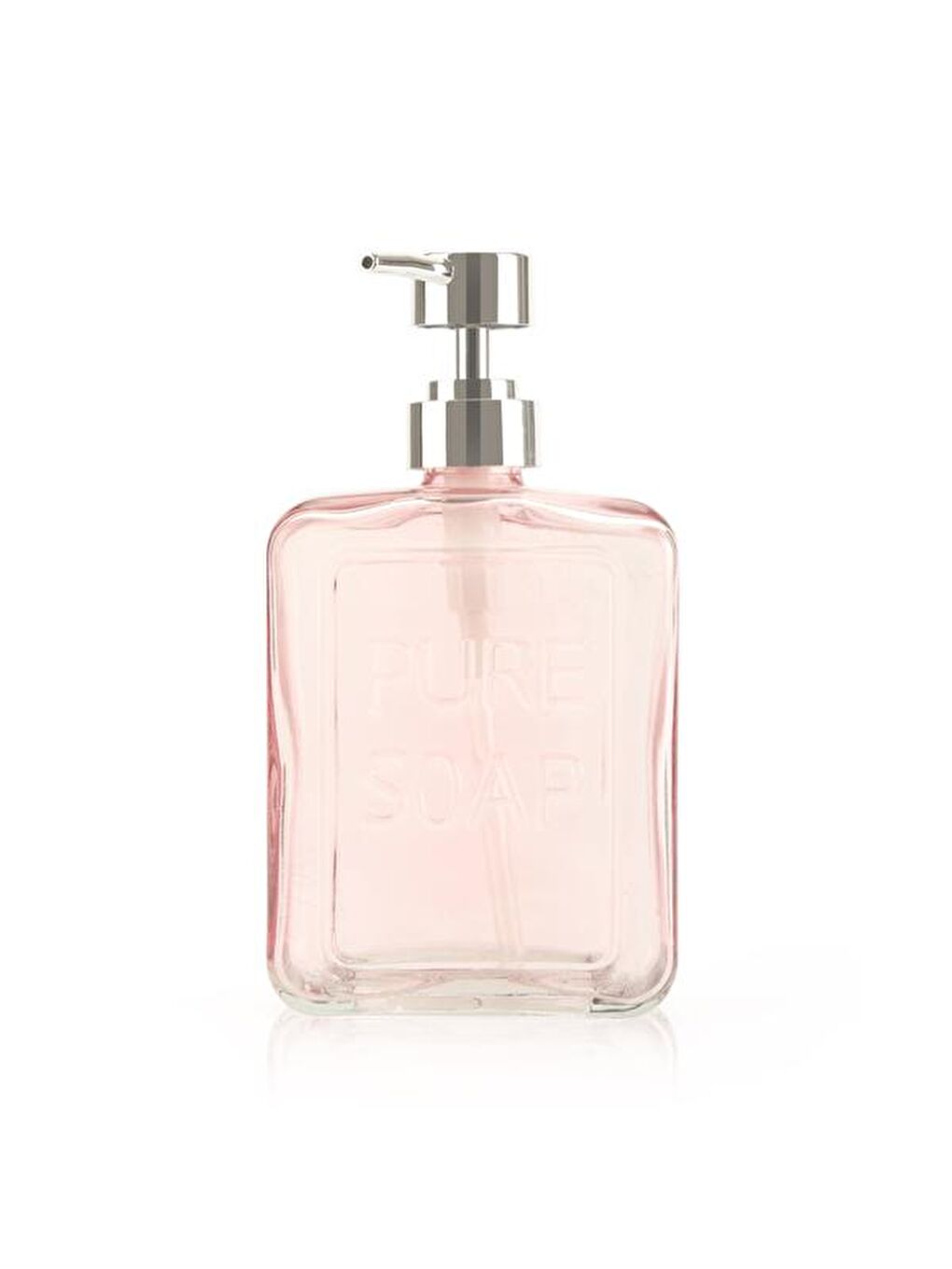 Karışık Pure Soap Cam Sıvı Sabunluk - Asorti - 21x9 cm