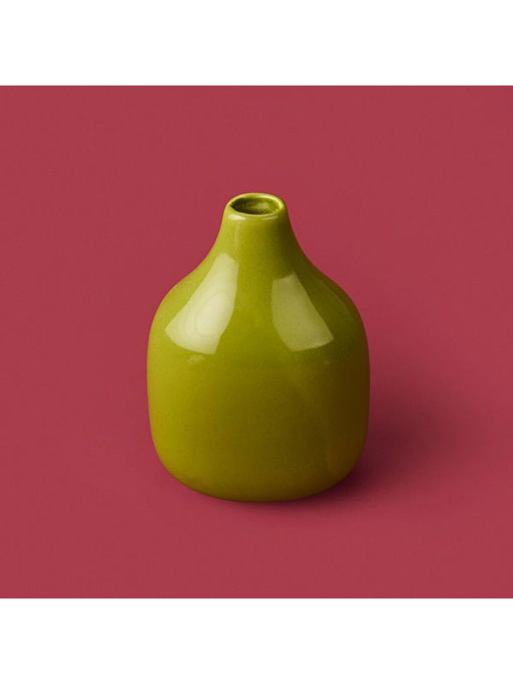 Deco Lime Cello Vazo - Yeşil - 25 cm-1