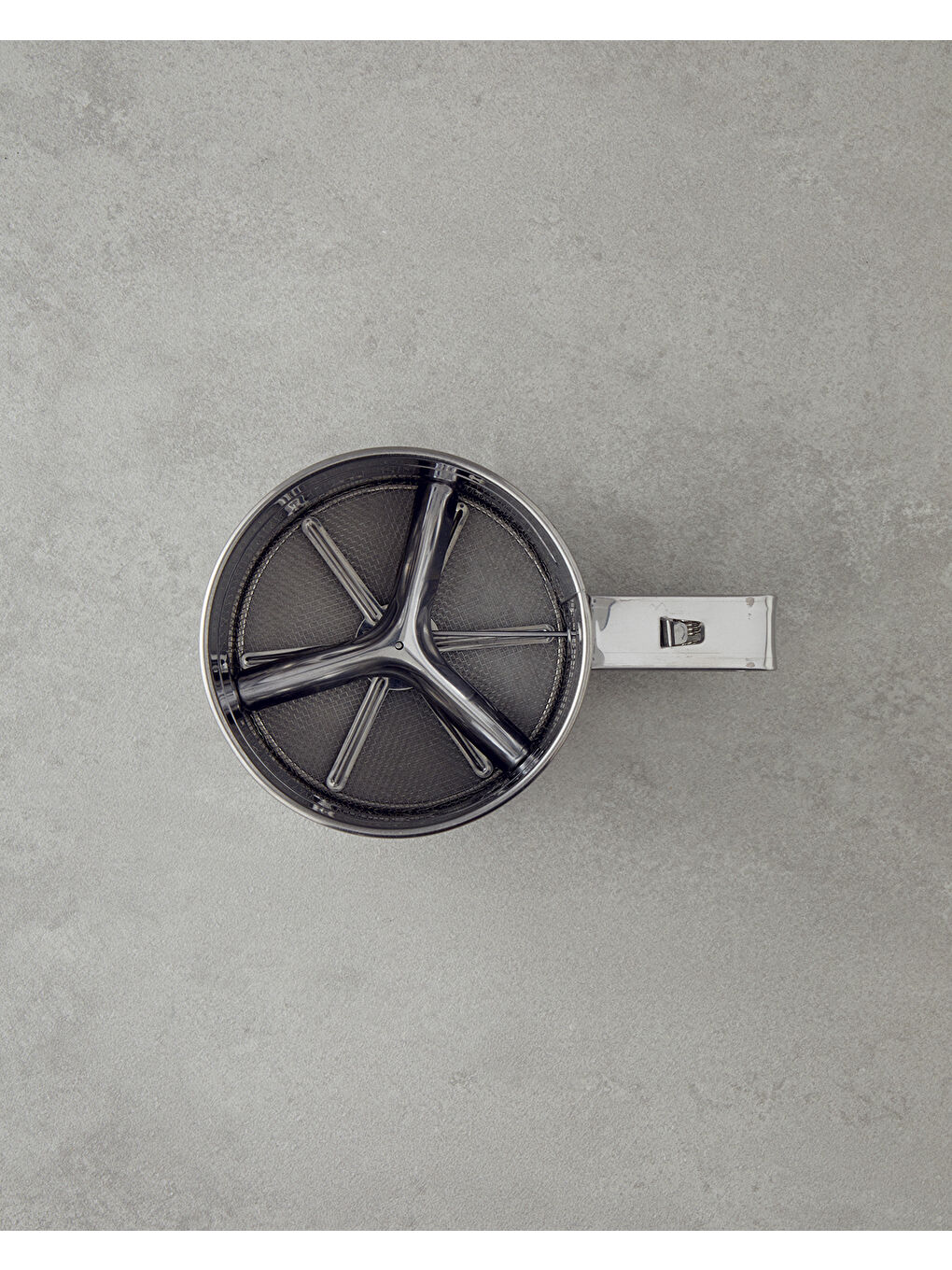 Rowena Paslanmaz Çelik Un Eleği Mutfak Gereci 10 cm Gri-2