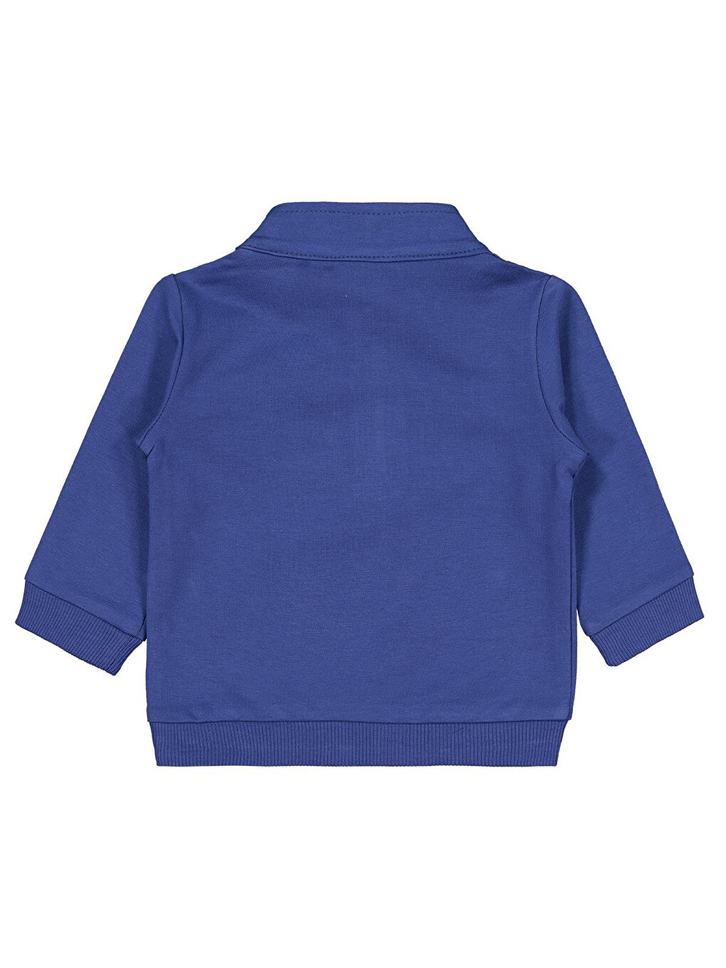İndigo Baby Fermuarlı C Baskılı 6-18 Ay Sweatshirt - Mavi-2