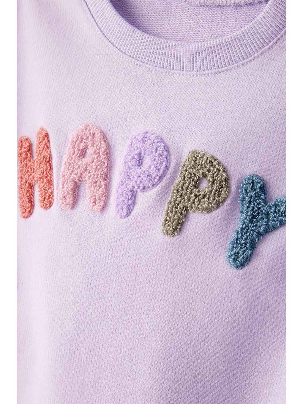 Kız Çocuk Mor Sweatshirt-1