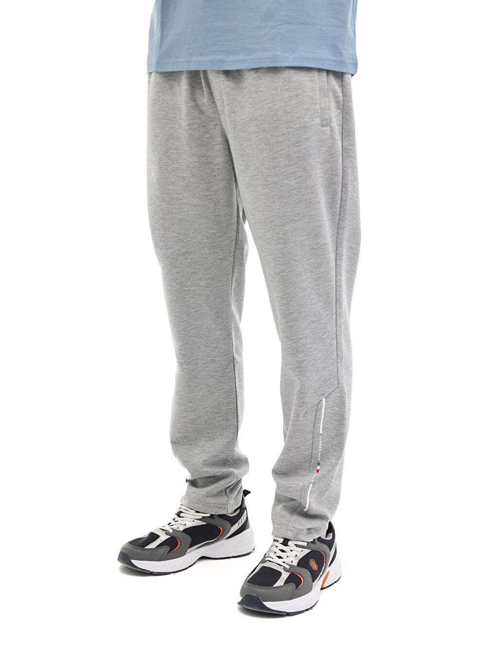 Gri ML RENATO 22ITL 1031 6FX GRI MELANJ Erkek Eşofman Altı