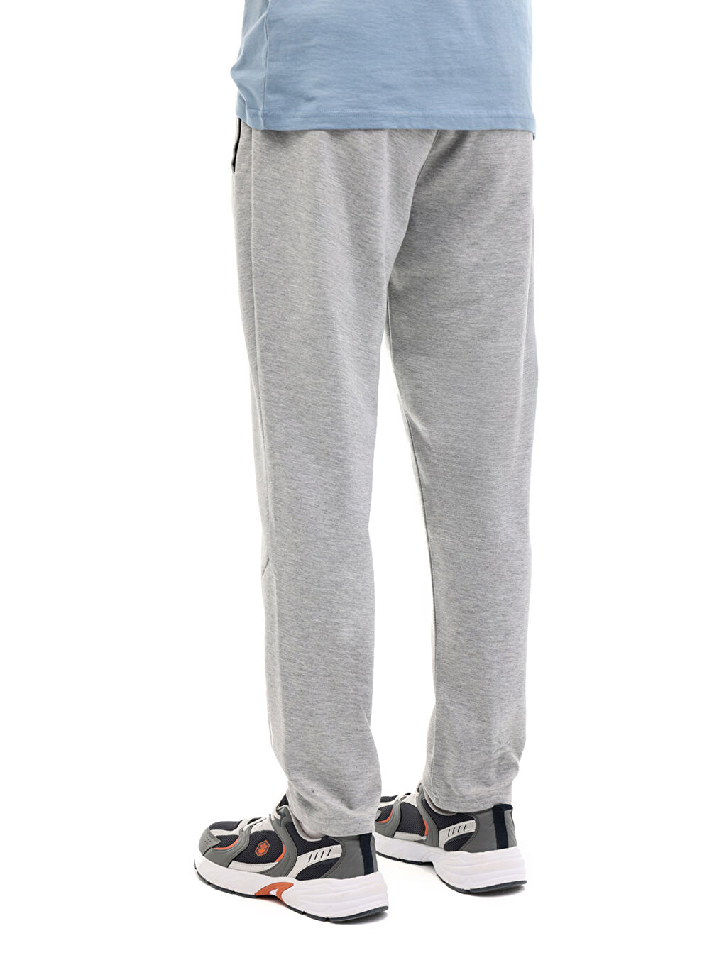 Gri ML RENATO 22ITL 1031 6FX GRI MELANJ Erkek Eşofman Altı-1