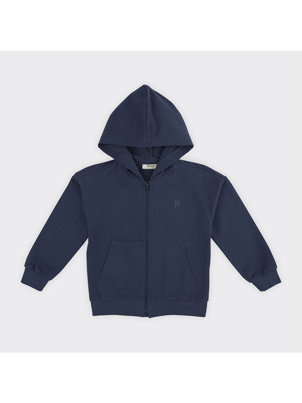 Lacivert Erkek Çocuk Fermuarlı Sweatshirt