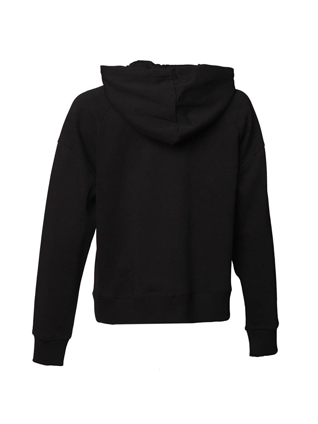 Hummel Siyah Iberis Kadın Siyah Kapüşonlu Fermuarlı Sweatshirt - 4