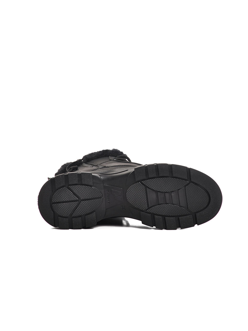 Siyah-Zümrüt İçi Polarlı Kadın Bot 24072 Z-4