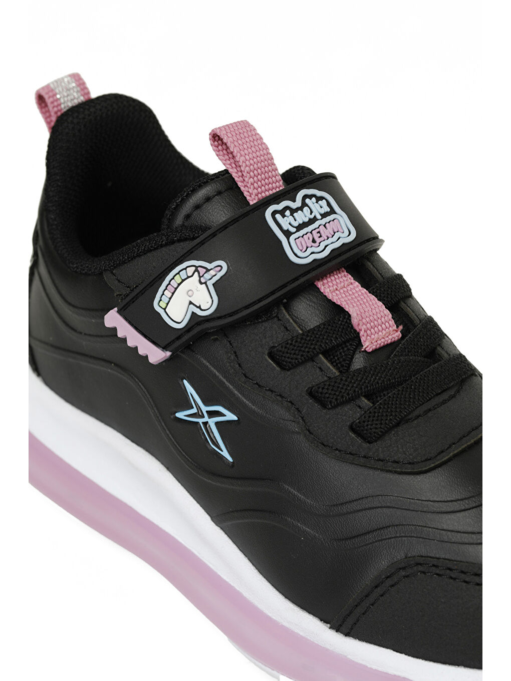 STACH PU P 4PR Siyah Kız Çocuk Spor Ayakkabı-6