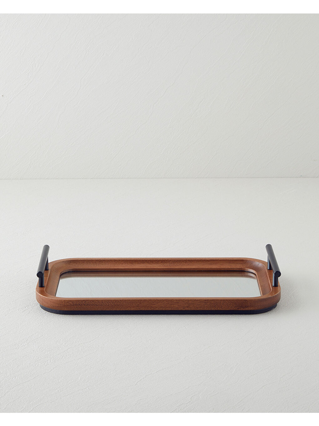 Kahverengi Frida Dekoratif Tepsi 19x36 cm Kahve-1