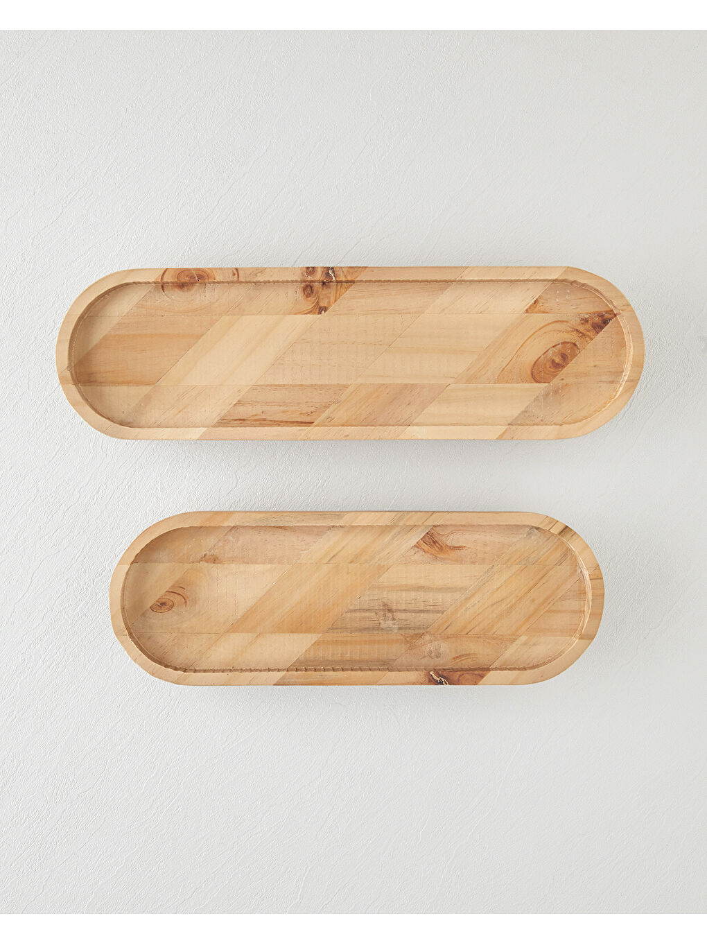 Lema Dekoratif Tepsi 42,8x14,8x5,5 cm Kahverengi-3