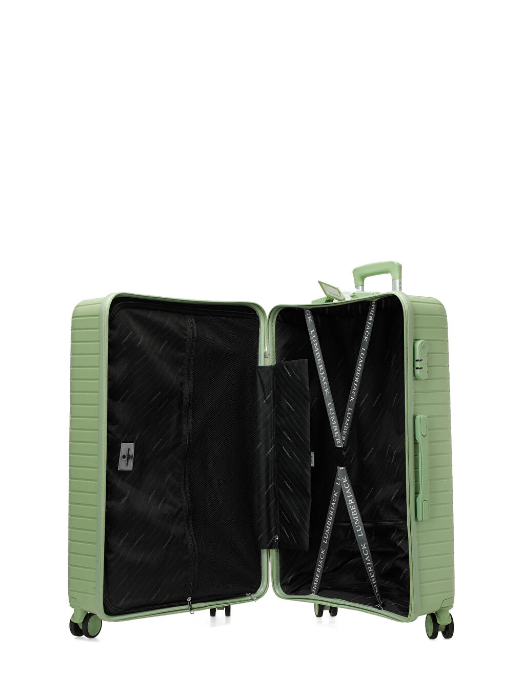 PARIS -B PP 5FX Yeşil Unisex Büyük Boy Valiz-2