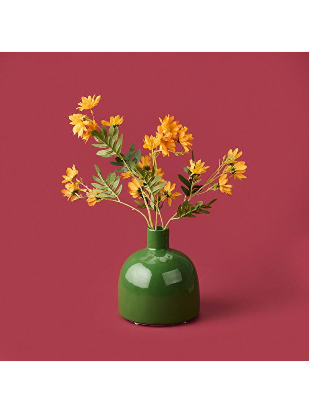 Deco Granny Summer Vazo - Yeşil - 21 cm-3