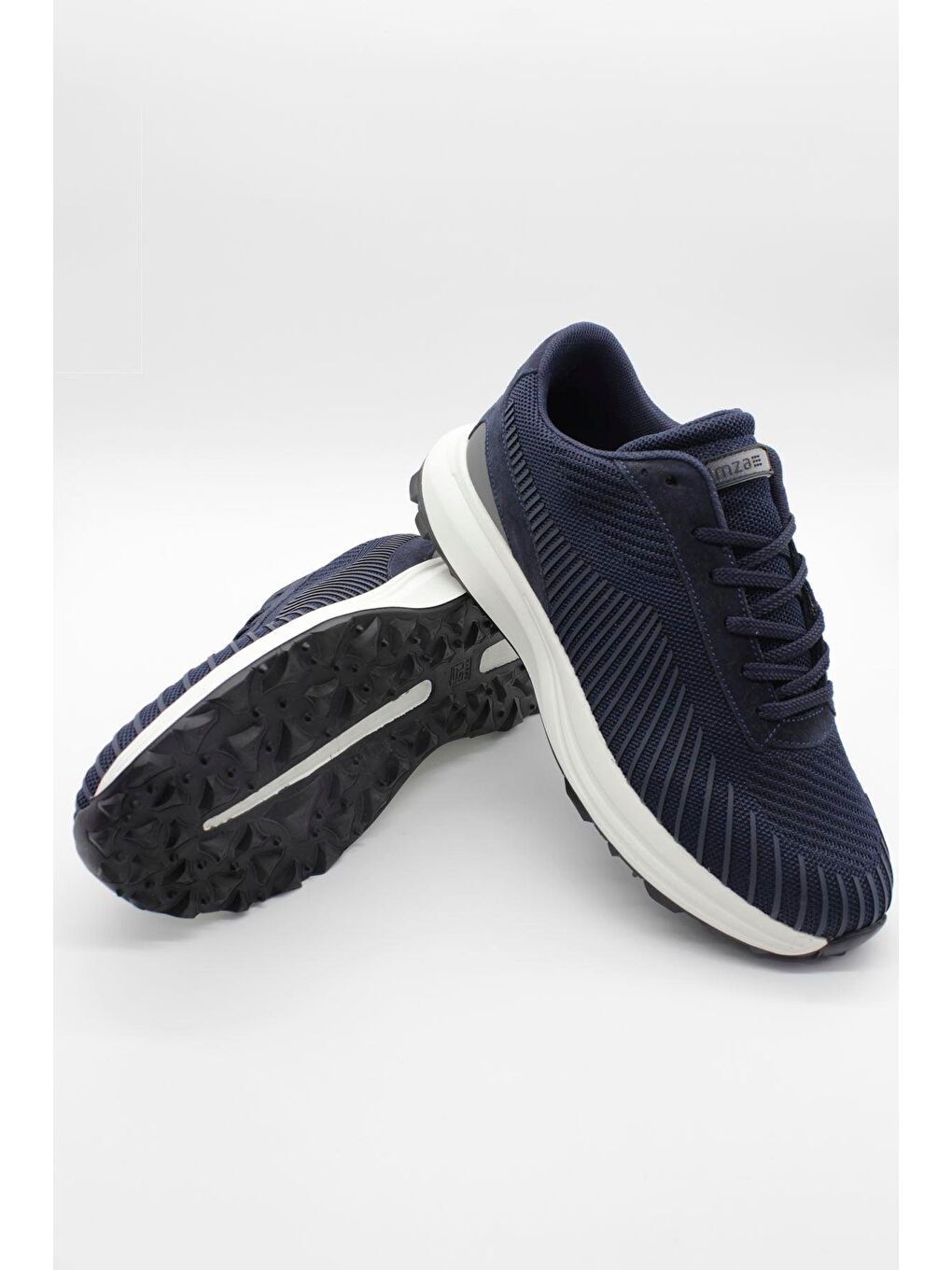 Koyu Lacivert Bağcıklı Casual Ayakkabı 1033245153-1