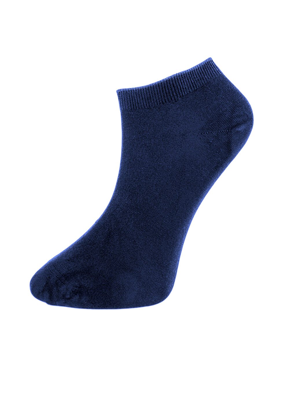 Lacivert 12'li Erkek Karışık Renk Pamuklu Kaliteli Patik Çorap-2