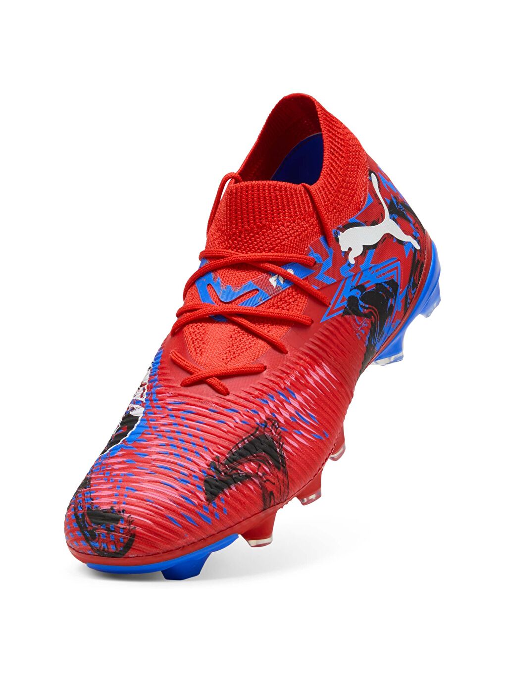 Kırmızı FUTURE 8 MATCH PLAYMAKERS FG/AG UNISEX Krampon-4