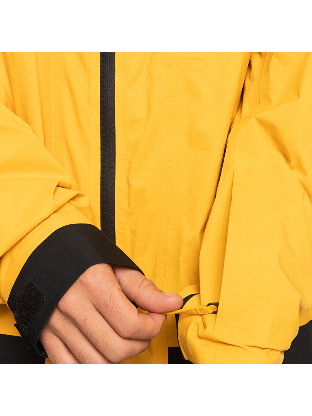 Ultralight Gore-tex Erkek Sarı Snowboard Ceketi-5