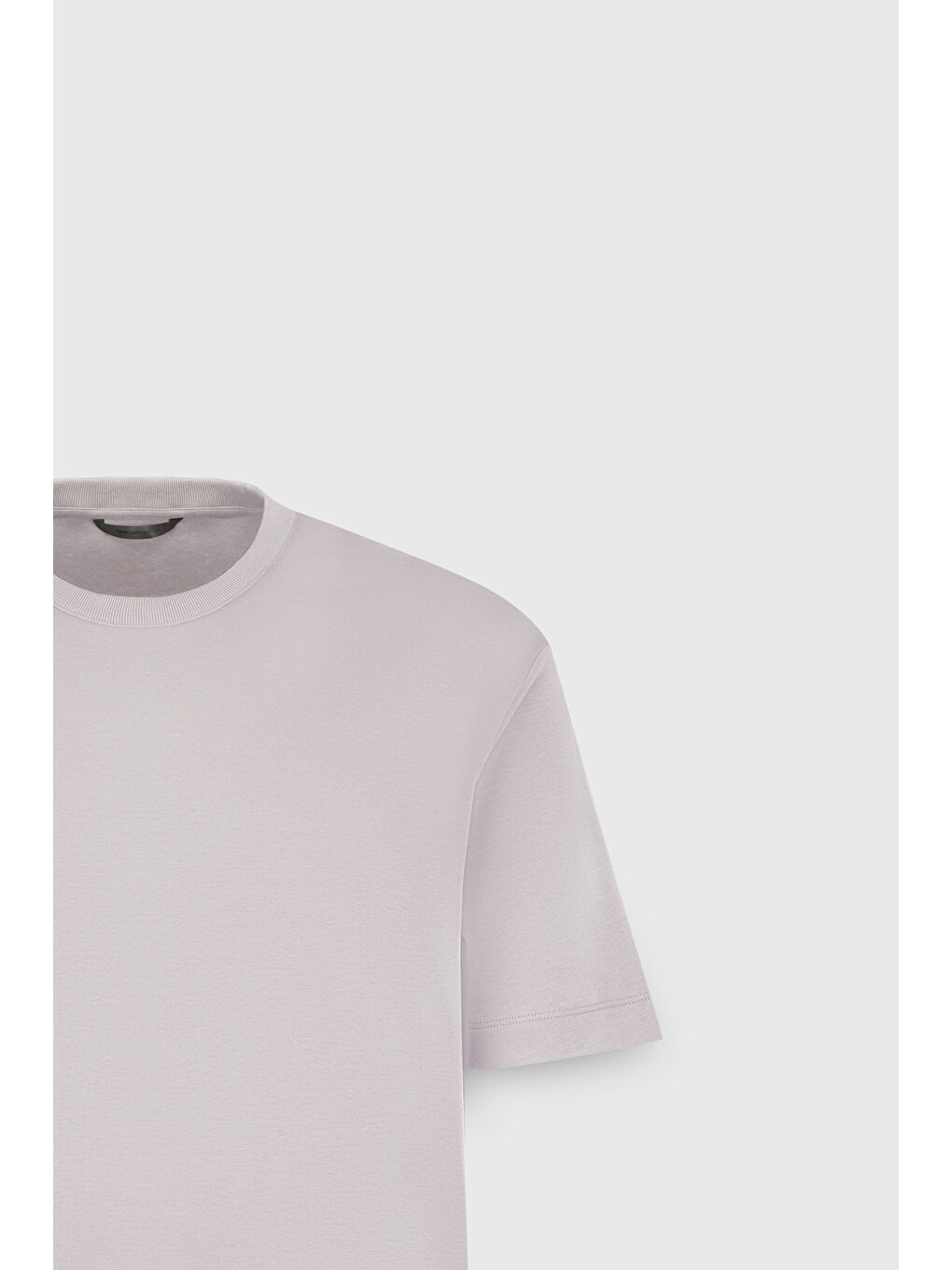 Bej Erkek Taş %100 Pamuk Modern Fit Normal Kesim Bisiklet Yaka Tişört-8