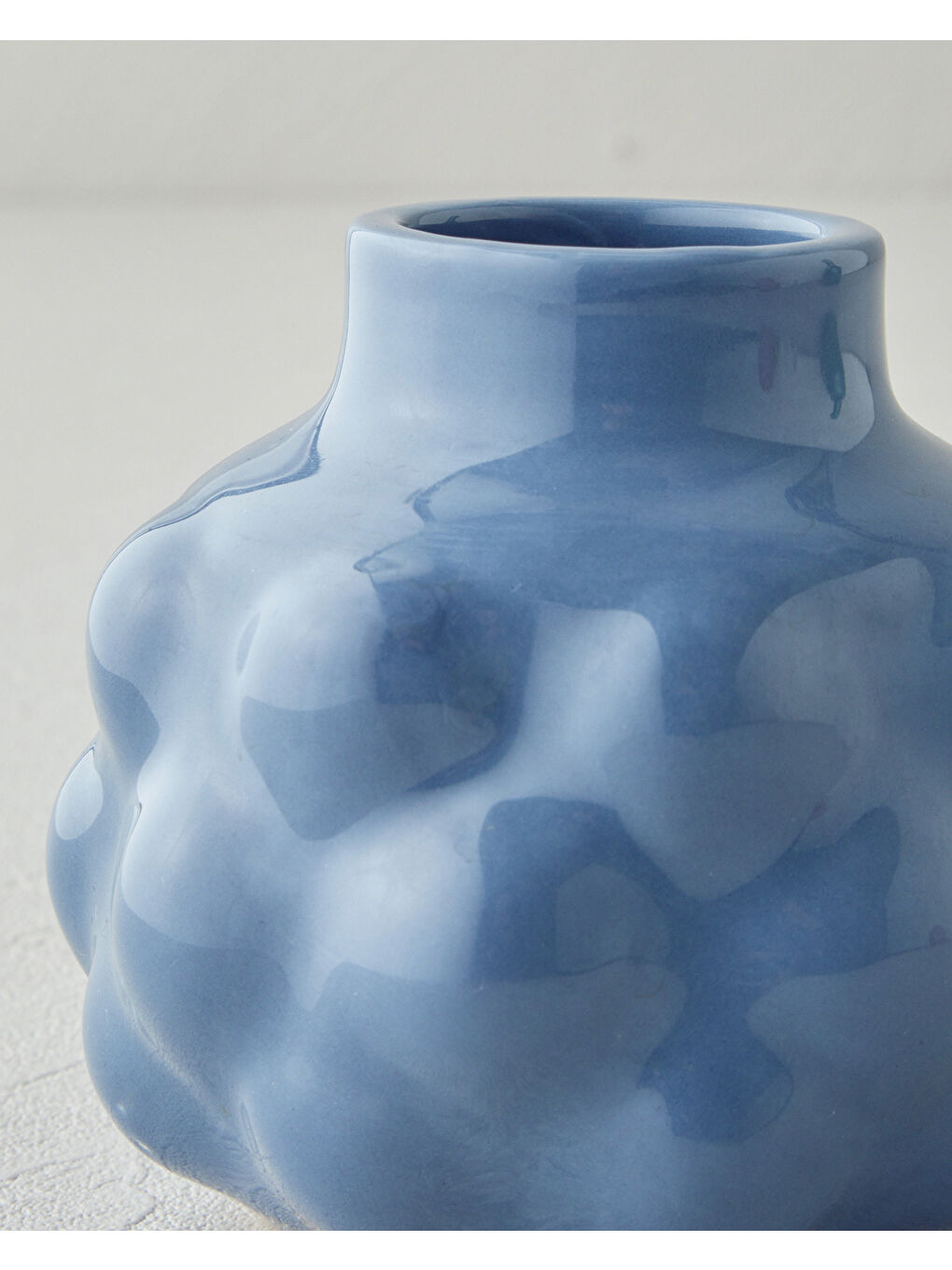 Creil Vazo 10x10x8,5 cm Mavi-1