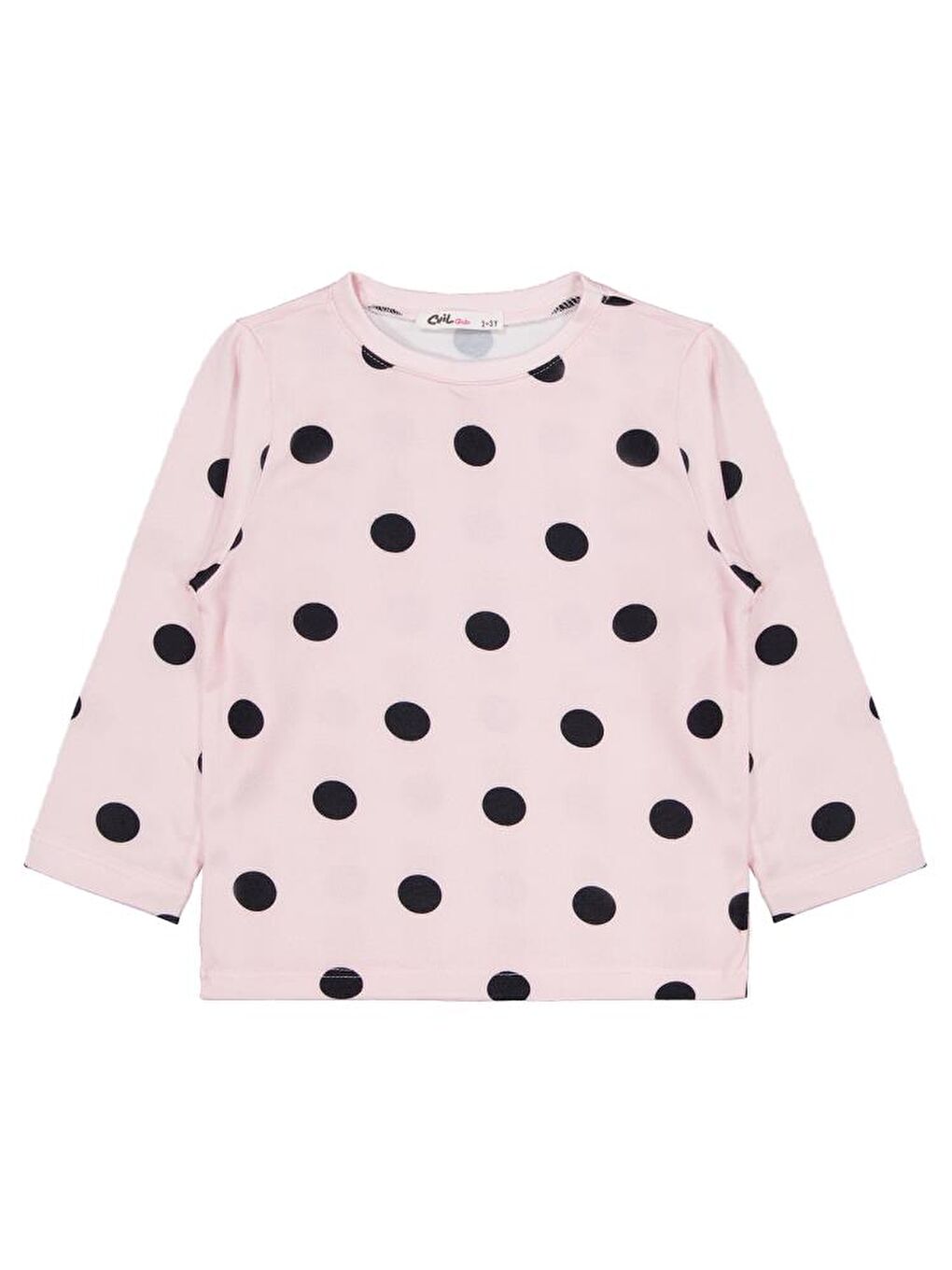 Pembe Girls Puanlı 2-5 Yaş Pijama Takımı - Pudra 5-6 Yaş-1