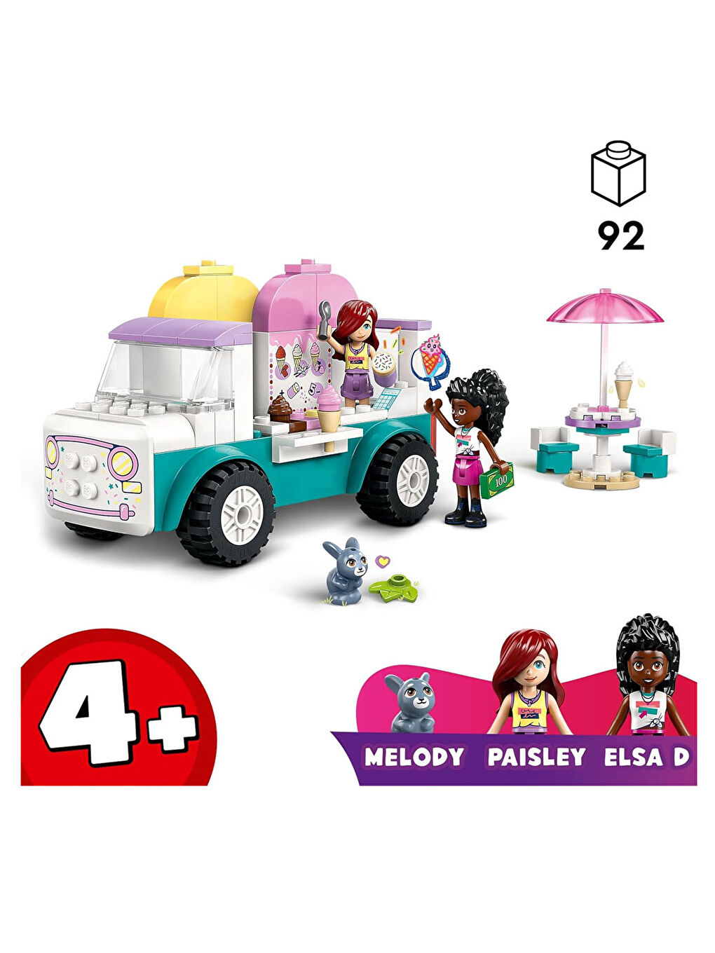 Lego Friends Heartlake City Dondurma Kamyonu 42644 - 1