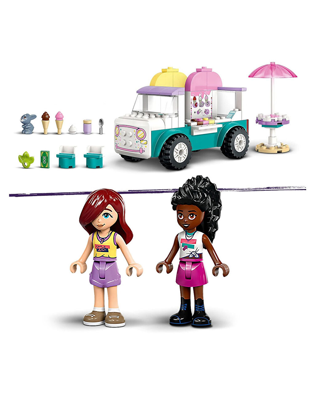 Lego Friends Heartlake City Dondurma Kamyonu 42644 - 3