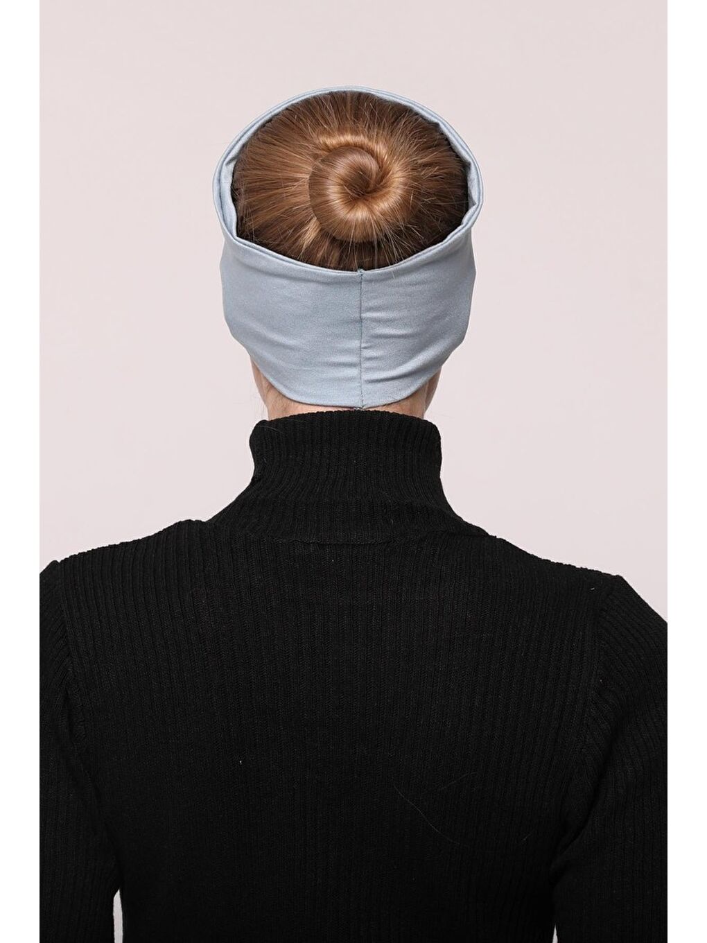 Altobeh Turkuaz Kadın Penye Dikişsiz Tesettür Bandana Bone Spor Saç Bandı - 4