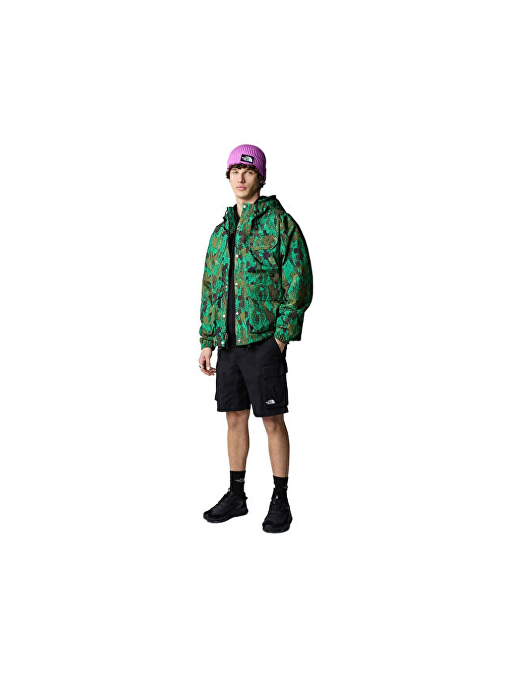 M M66 Utilty Rain Jacket Erkek Yağmurluk Nf0a7urvsho1 Yeşil-3