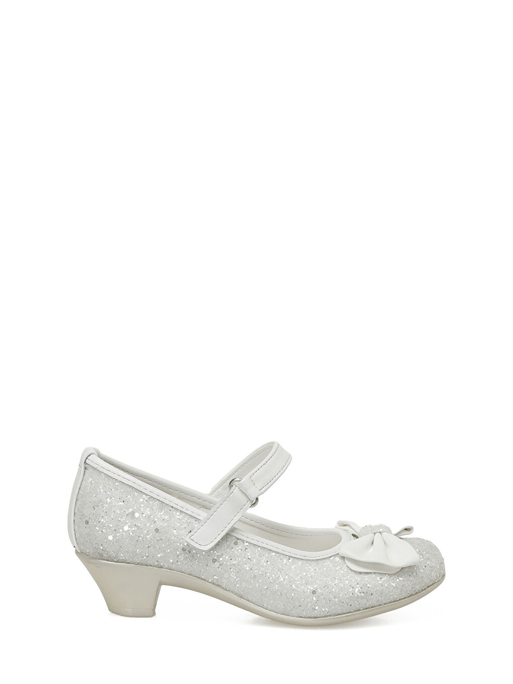 LARINA F 5FX Beyaz Kız Çocuk Topuklu Ayakkabı