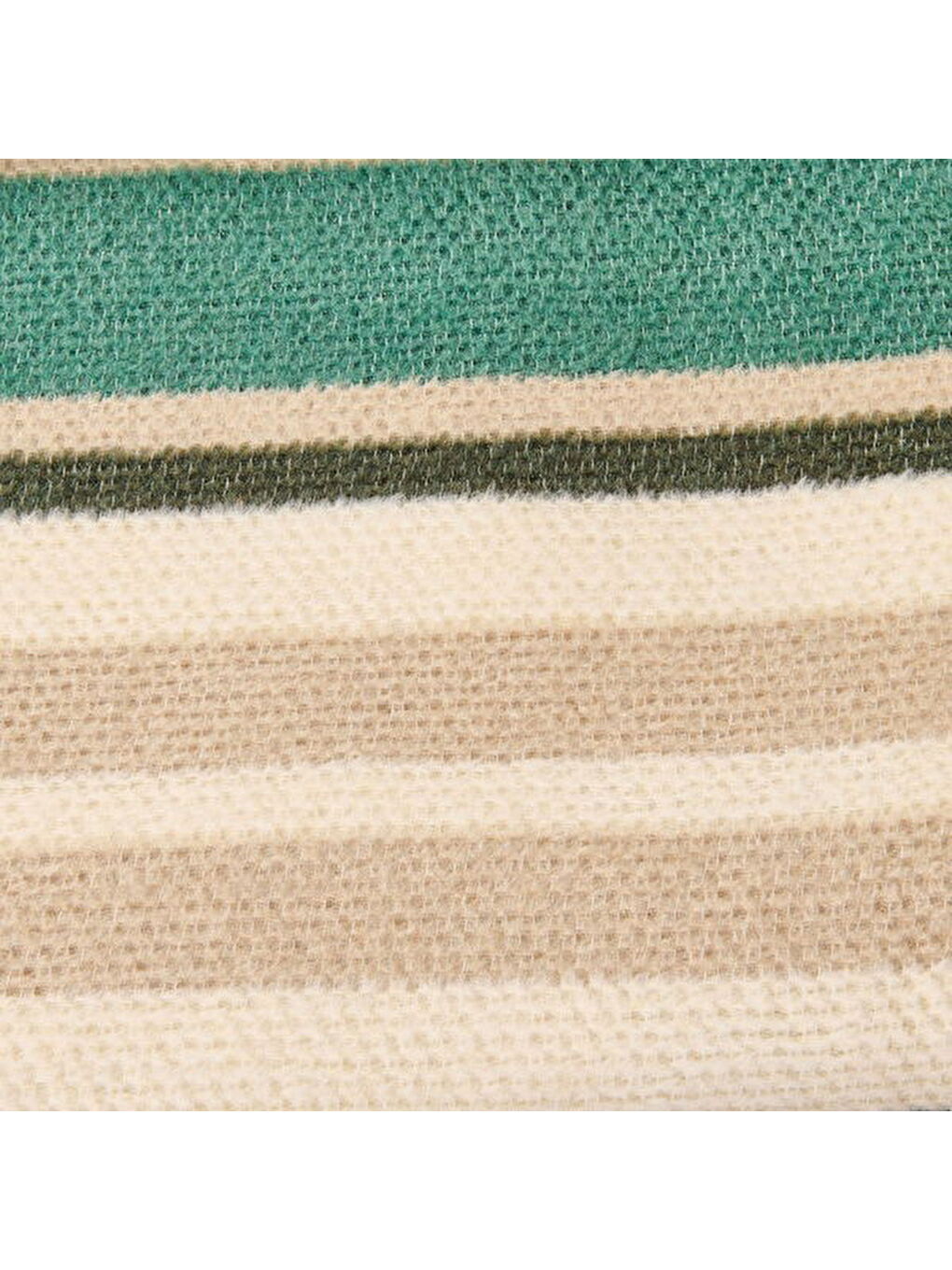 Soft Huzra Pamuklu Çift Kişilik Battaniye - Yeşil - 200x220 cm-1