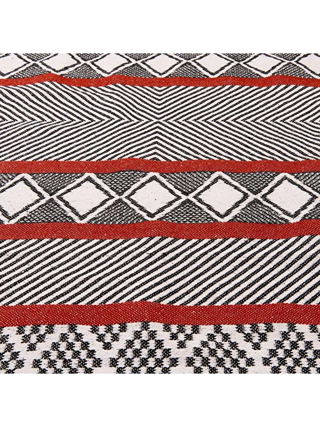 Soft Etnico Çift Taraflı Kilim - Kırmızı - 160x230 cm-4