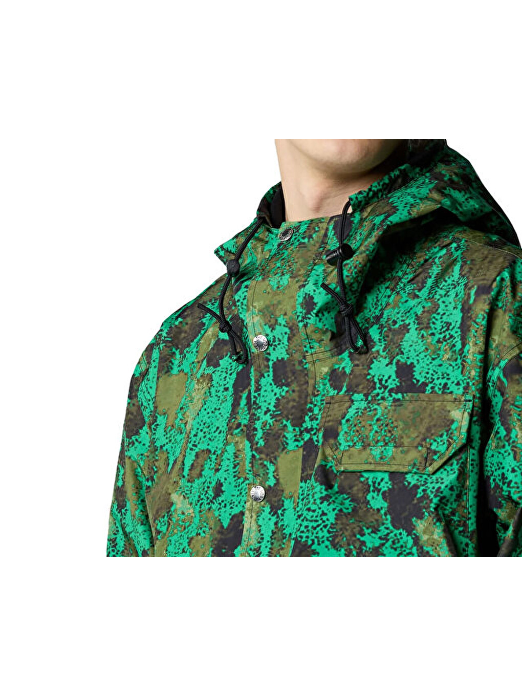 M M66 Utilty Rain Jacket Erkek Yağmurluk Nf0a7urvsho1 Yeşil-6