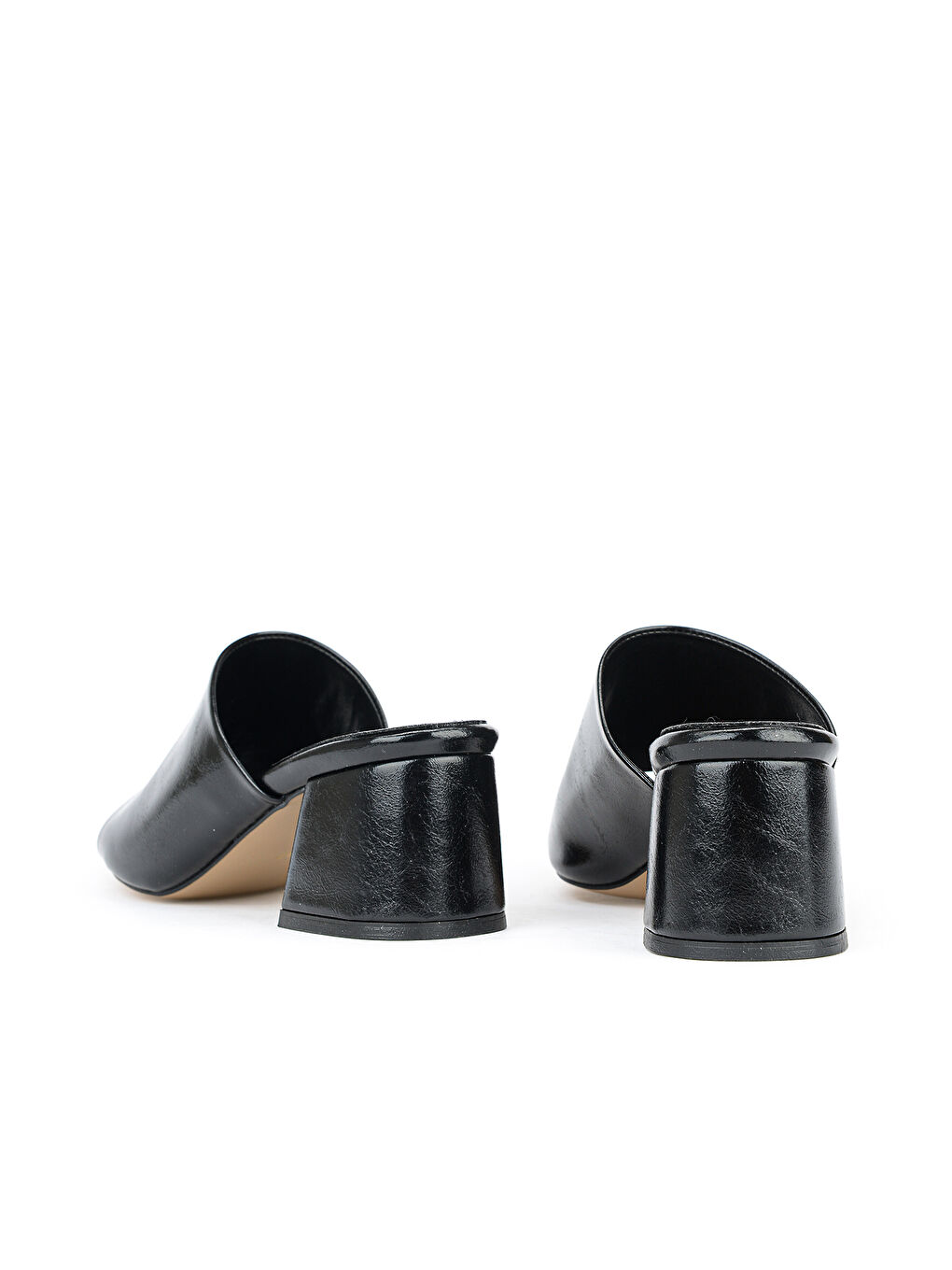 Kadın Topuklu Terlik 161996Z304 Siyah-2