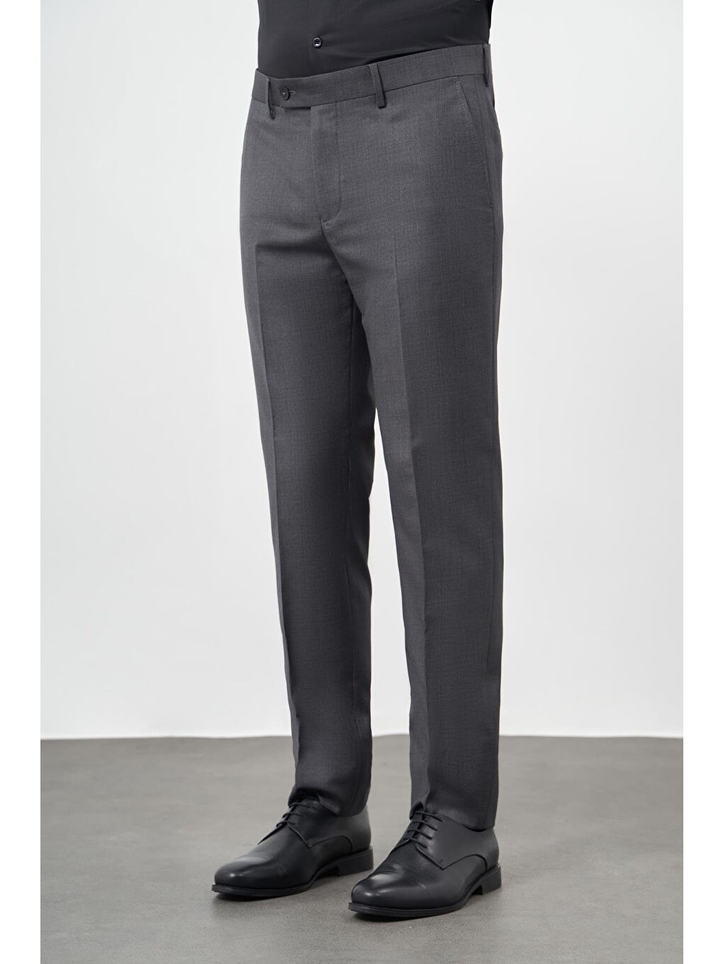 Gri Füme Yandan Cepli Comfort Fit Classic Erkek Pantolon 1003245157-1