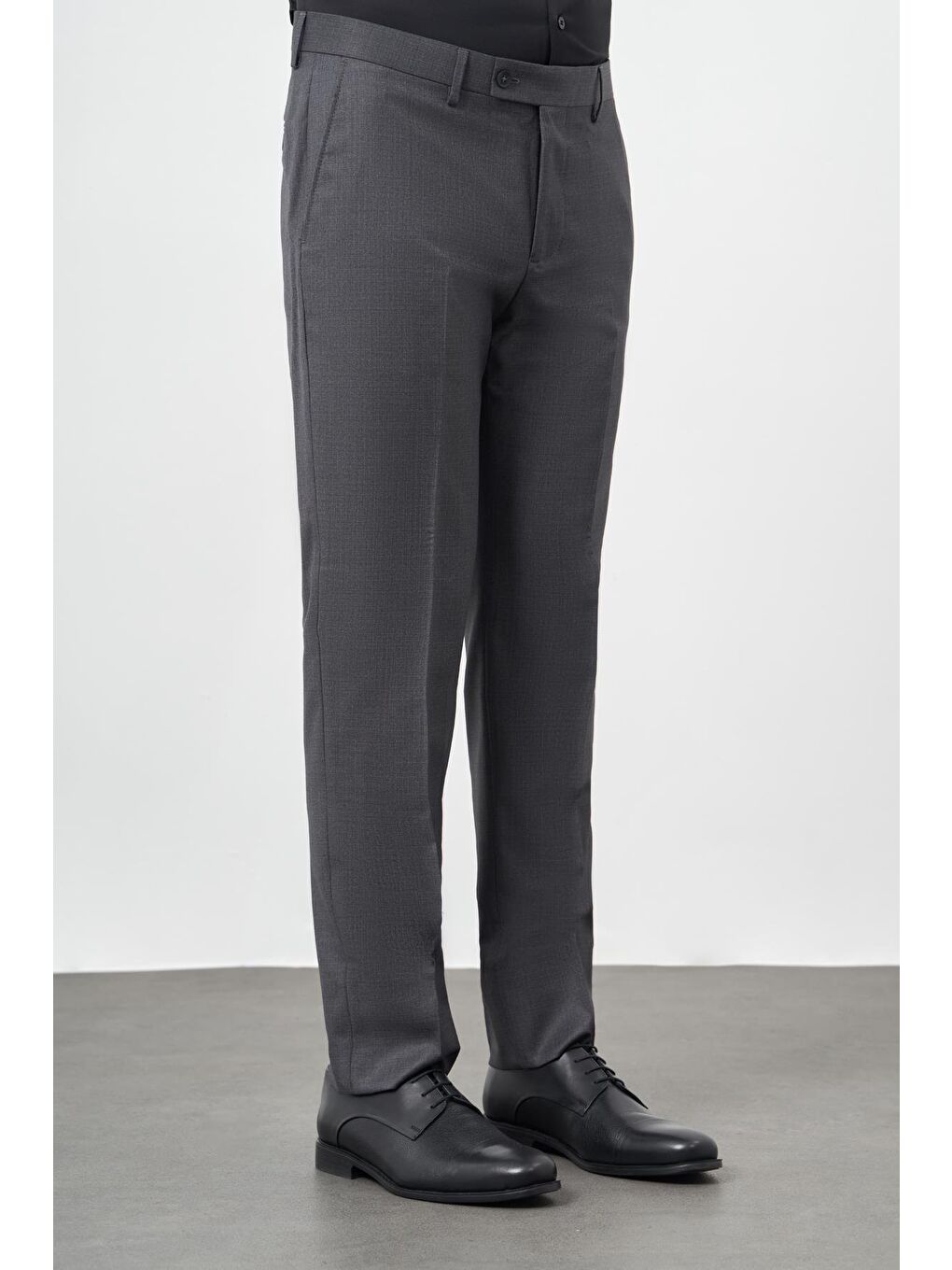 Gri Füme Yandan Cepli Comfort Fit Classic Erkek Pantolon 1003245157-2