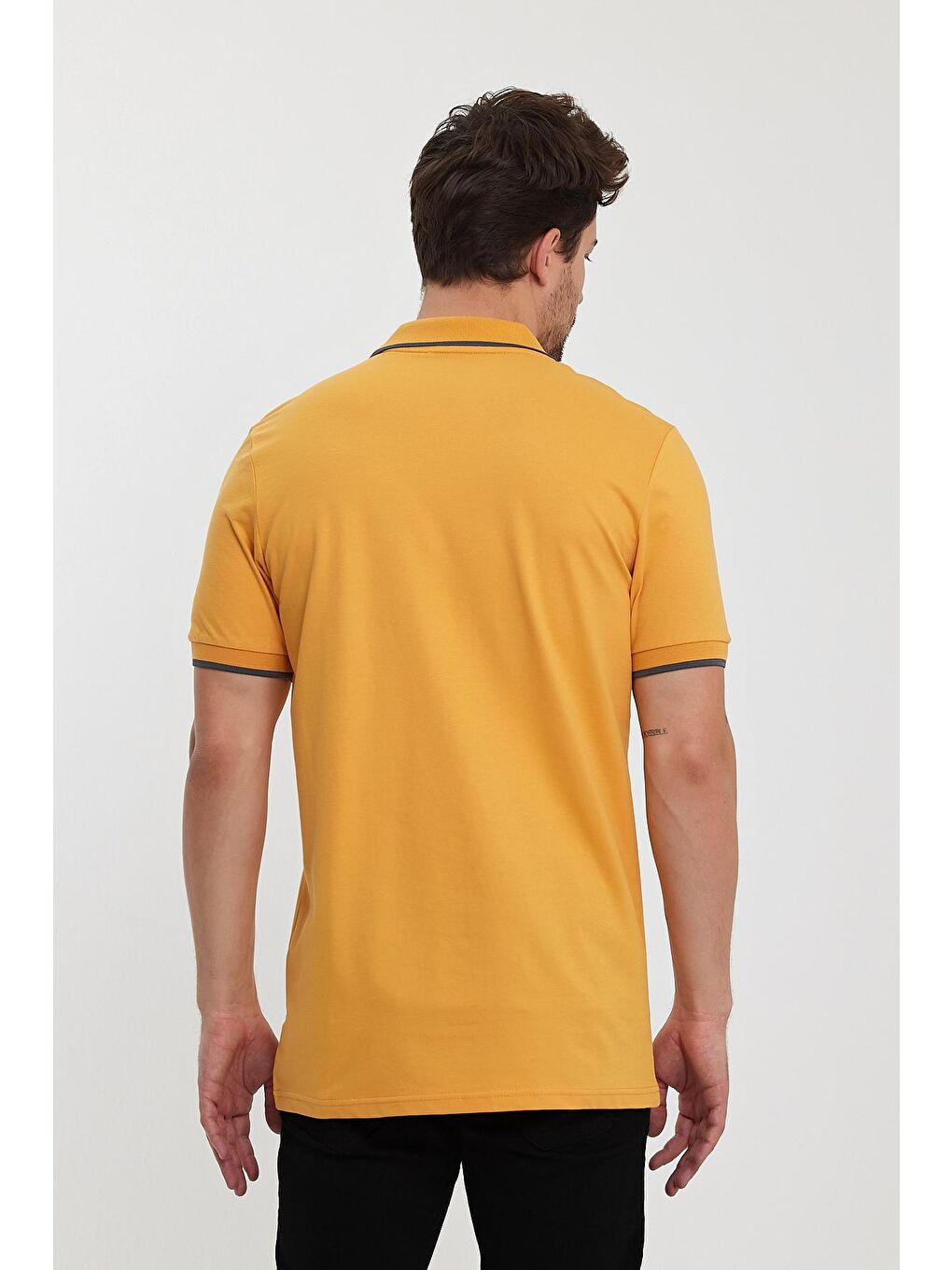 Rodi Hardal Sarı Erkek Polo Yaka T-shirt - 4