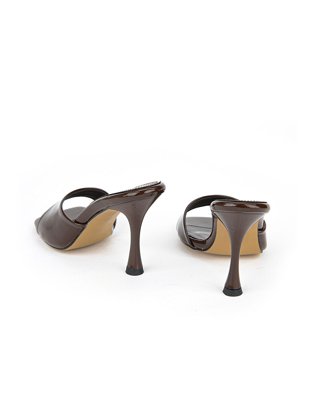 Kahverengi Kadın Topuklu Terlik 161996Z332 Kahve-2