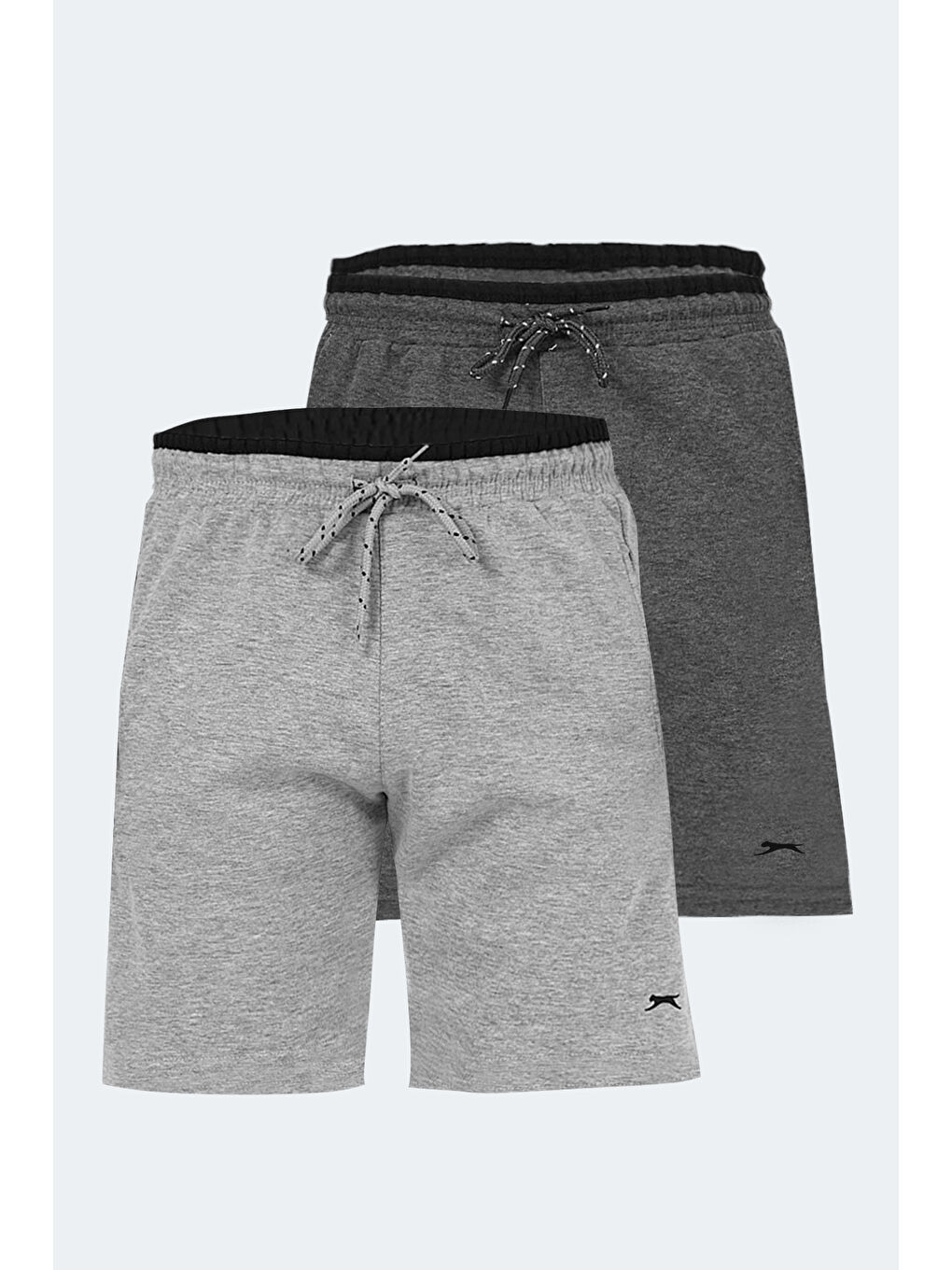 NAGORE 2 li Set Erkek Cepli Gri - Koyu Gri Şort